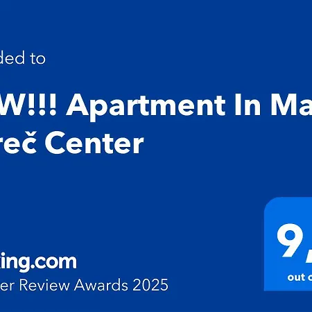 Apartment New!!! In Mari Center Porec
